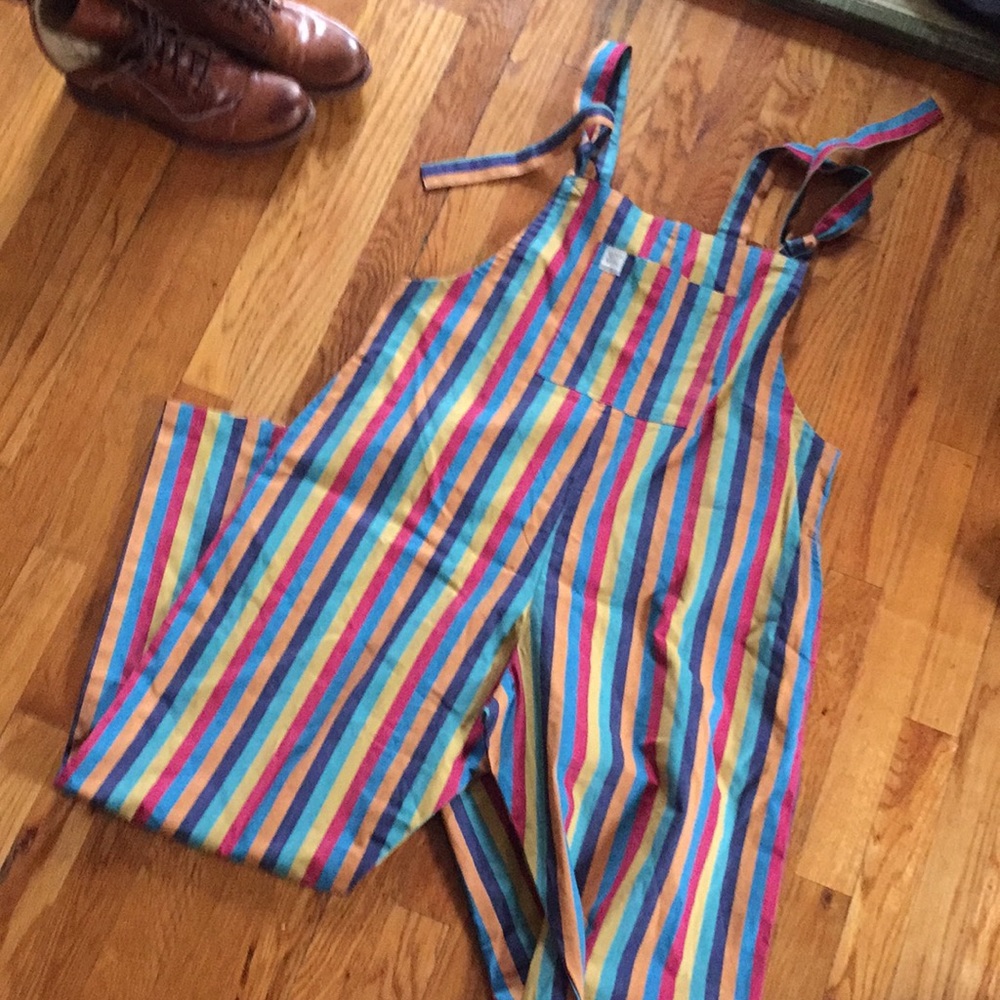 Lucy & Yak Coveralls Striped Overalls